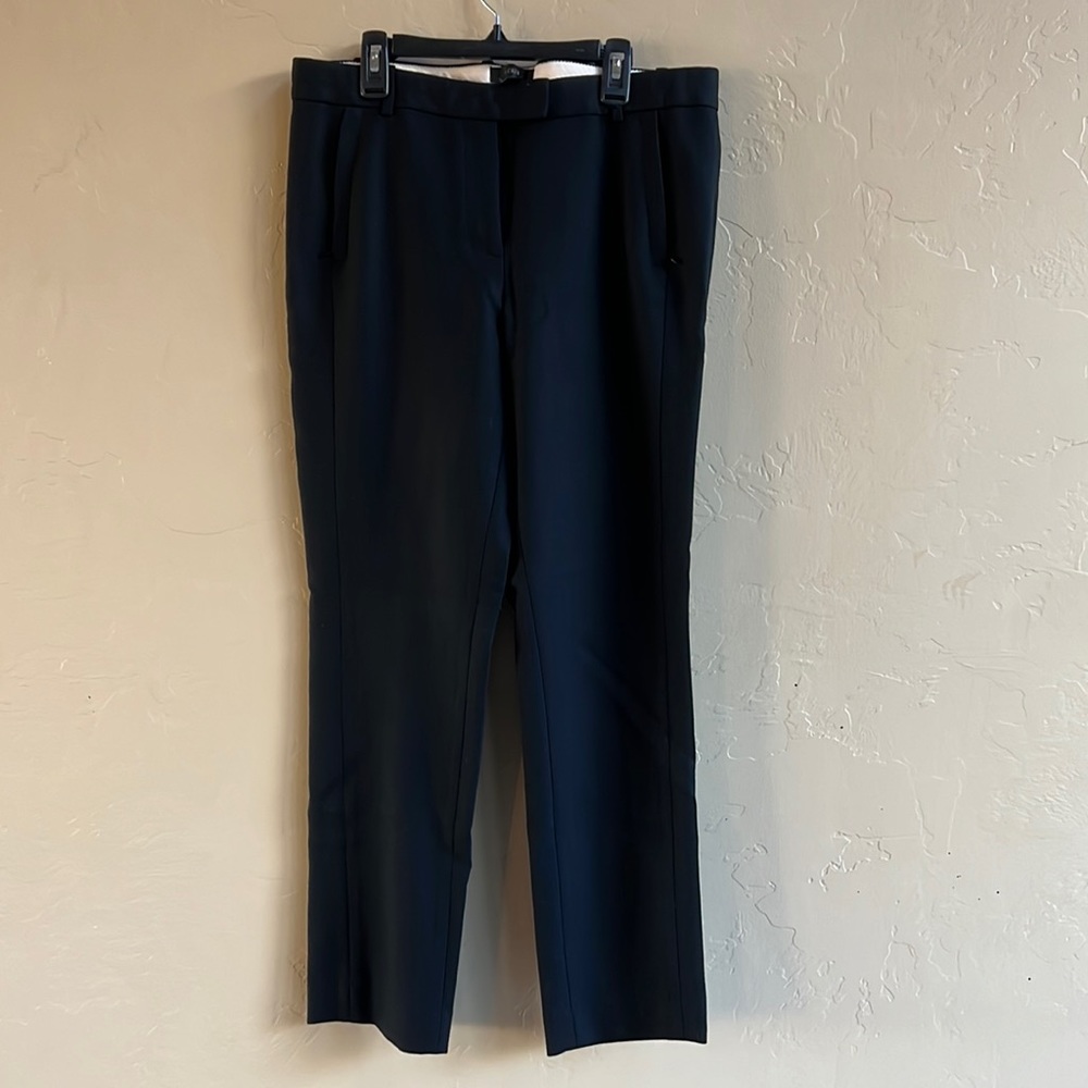 J Crew Maddie Black Slacks Size 8